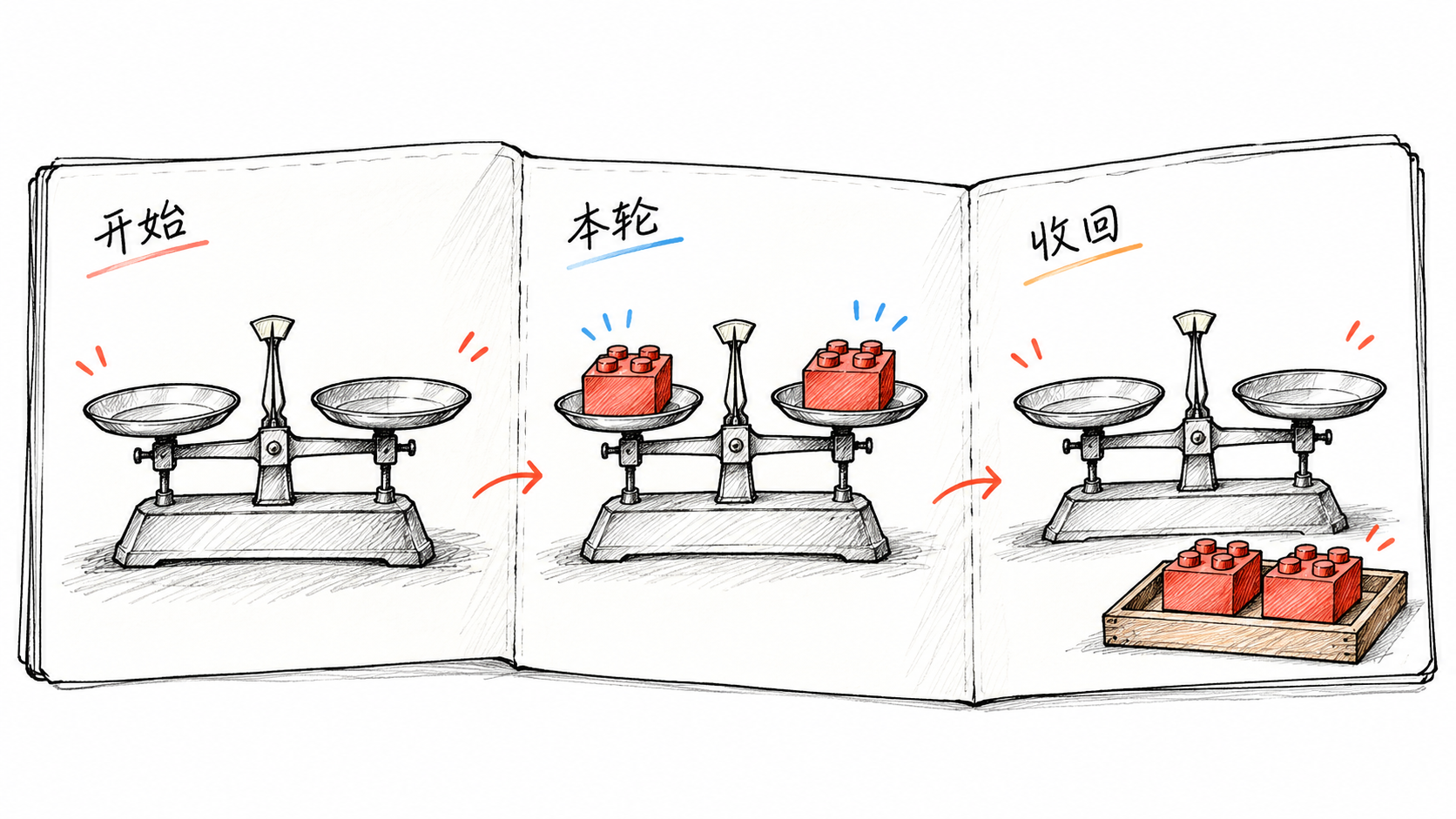 同一轮比较要保留起始与放取上下文